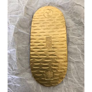 駿河今川判金　巴　桐紋　参考品(貨幣)