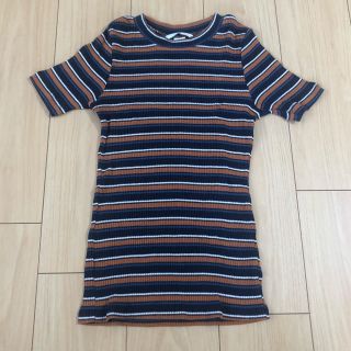 エイチアンドエム(H&M)のH&M ボーダー トップス(Tシャツ(半袖/袖なし))