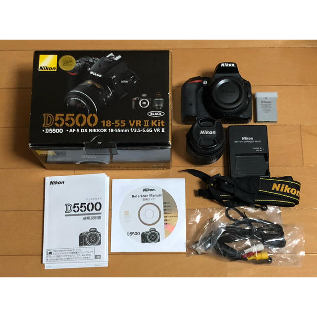 【美品】Nikon D5500 18-55mm VR G II レンズキット