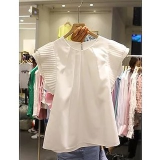 ザラ(ZARA)のプリーツ袖ブラウス(シャツ/ブラウス(半袖/袖なし))