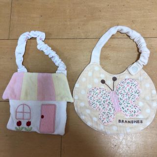 ブランシェス(Branshes)のスタイ　女の子用セット(ベビースタイ/よだれかけ)