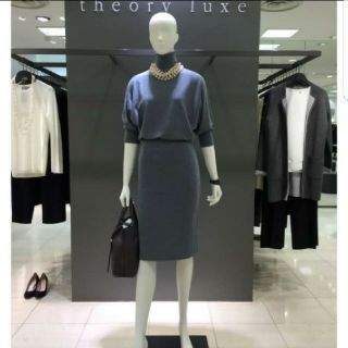 セオリーリュクス(Theory luxe)のtheory　luxe ニット　ワンピース(ひざ丈ワンピース)