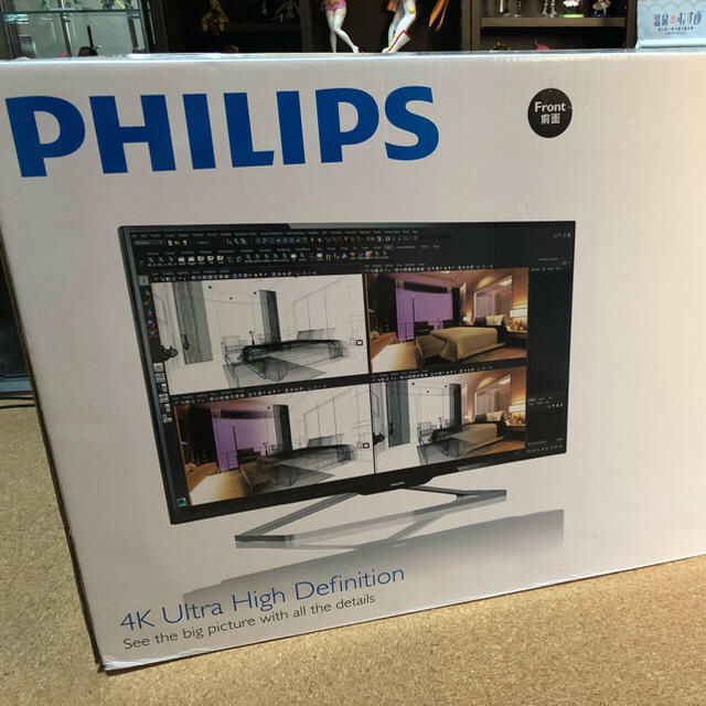 PHILIPS(フィリップス)のフィリップス　4k 40型モニター　BDM4065UC スマホ/家電/カメラのPC/タブレット(ディスプレイ)の商品写真