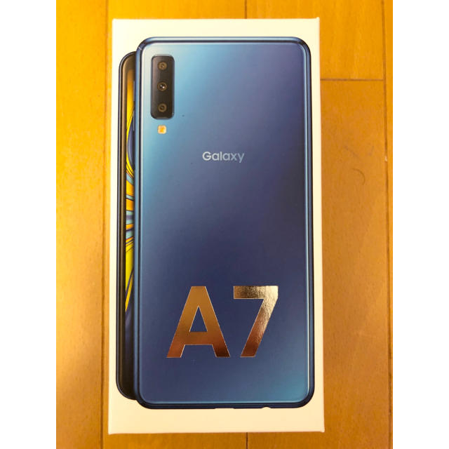 新品未使用　GALAXY A7  Blue