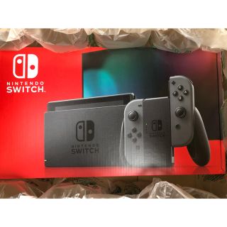 ニンテンドースイッチ(Nintendo Switch)の【新品】Nintendo Switch本体グレー(携帯用ゲーム機本体)