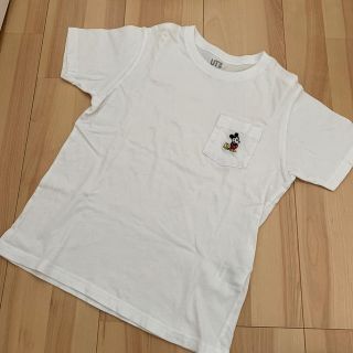 ユニクロ(UNIQLO)のユニクロ　Tシャツ　白　140(Tシャツ/カットソー)