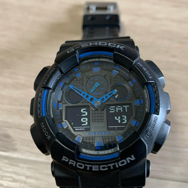 G-SHOCK(ジーショック)のG-SHOCK GA-100 Blue  メンズの時計(腕時計(デジタル))の商品写真