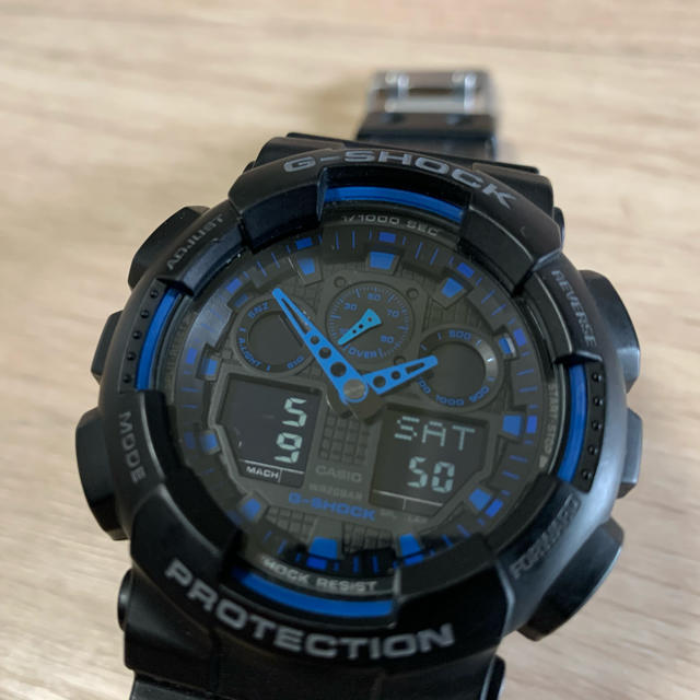 G-SHOCK(ジーショック)のG-SHOCK GA-100 Blue  メンズの時計(腕時計(デジタル))の商品写真