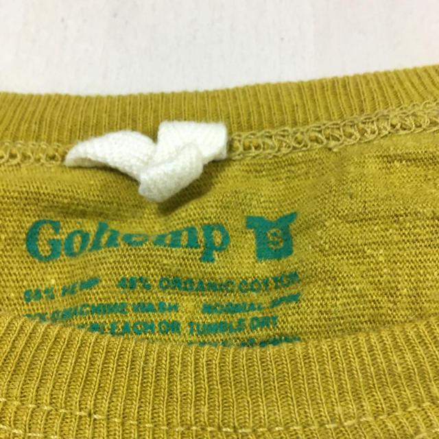 GO HEMP(ゴーヘンプ)のGohemp 5分袖TEE Sサイズ メンズのトップス(Tシャツ/カットソー(七分/長袖))の商品写真