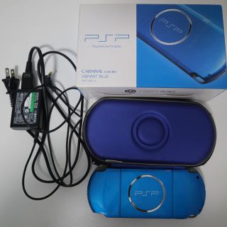 プレイステーションポータブル(PlayStation Portable)のPSP ブルー 美品(携帯用ゲーム機本体)