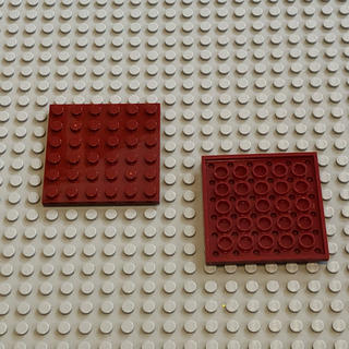 レゴ(Lego)のLEGO レゴ 正規品 えんじ色 パーツ 6×6 計2個【15番】(積み木/ブロック)