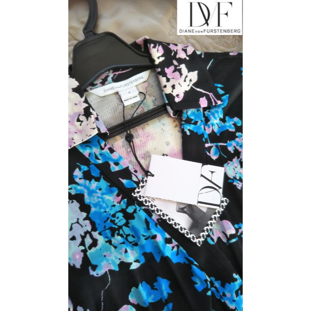 即納好評 DVF　New Jeanne Two　 ラップドレス　0の通販 by mcn89's shop｜ラクマ 通販国産