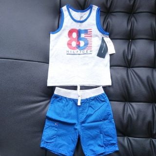 トミーヒルフィガー(TOMMY HILFIGER)のTOMMY HILFIGER 幼児 セットアップ タンクトップ 2T(Tシャツ/カットソー)