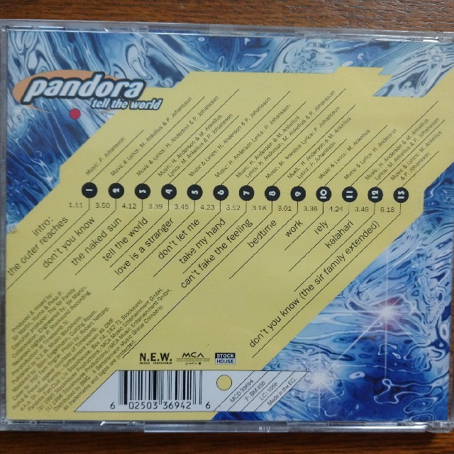 【2枚組】pandora パンドラ エンタメ/ホビーのCD(ポップス/ロック(洋楽))の商品写真