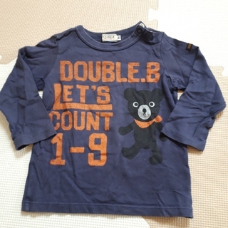 ダブルビー(DOUBLE.B)のミキハウスダブルB ロンT 90(Tシャツ/カットソー)