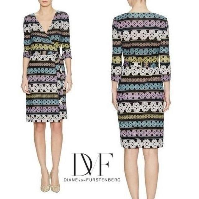 【新品・タグ付】DVF　New Julian　ラップドレス 　0 3