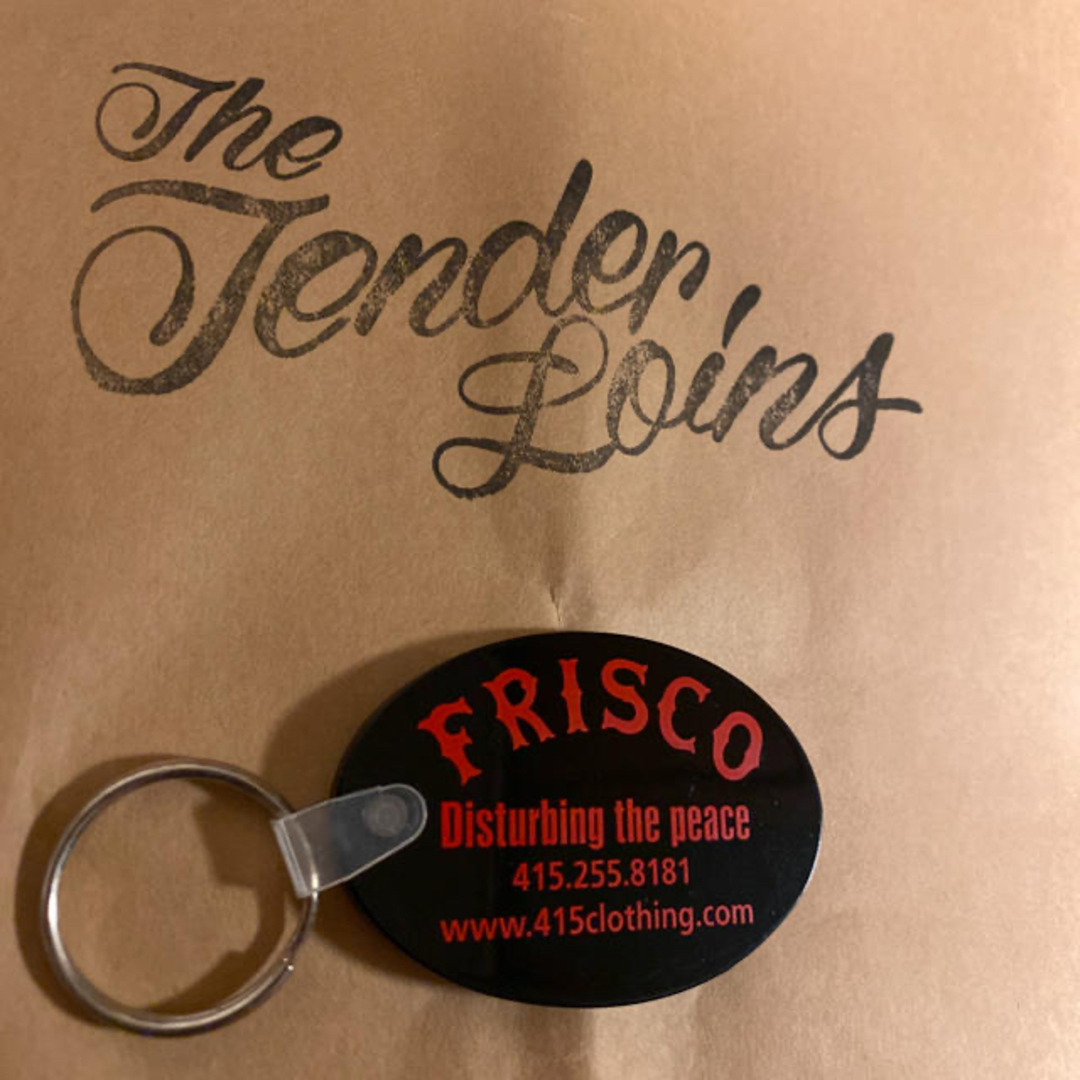 TENDERLOIN(テンダーロイン)の希少品！ FRISCO フリスコ 415 キーリング キーホルダー 黒 赤 メンズのファッション小物(キーホルダー)の商品写真