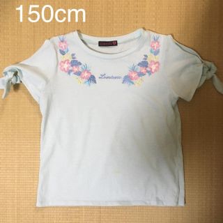 ラブトキシック(lovetoxic)のLovetoxic 半袖Tシャツ M 150cm 水色(Tシャツ/カットソー)