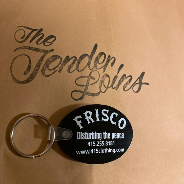 TENDERLOIN(テンダーロイン)のFRISCO 415 キーホルダー 黒白 メンズのファッション小物(キーホルダー)の商品写真