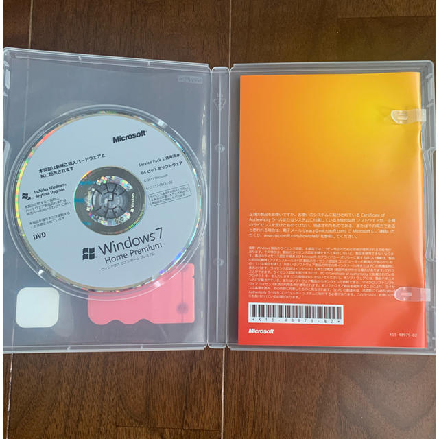 Microsoft(マイクロソフト)のWindows7 Home Premium DVD スマホ/家電/カメラのPC/タブレット(その他)の商品写真