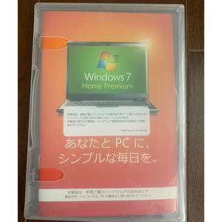 マイクロソフト(Microsoft)のWindows7 Home Premium DVD(その他)