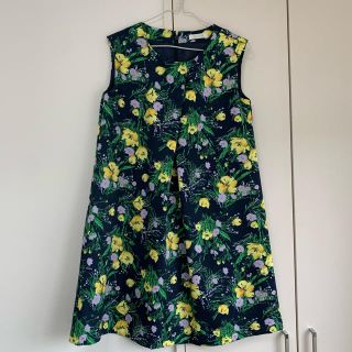 AG by aqua girl 花柄ワンピース　ネイビー