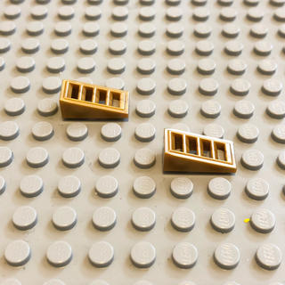 レゴ(Lego)のLEGO レゴ 正規品 ゴールド パーツ はしご 斜め 階段 計2個【18番】(積み木/ブロック)