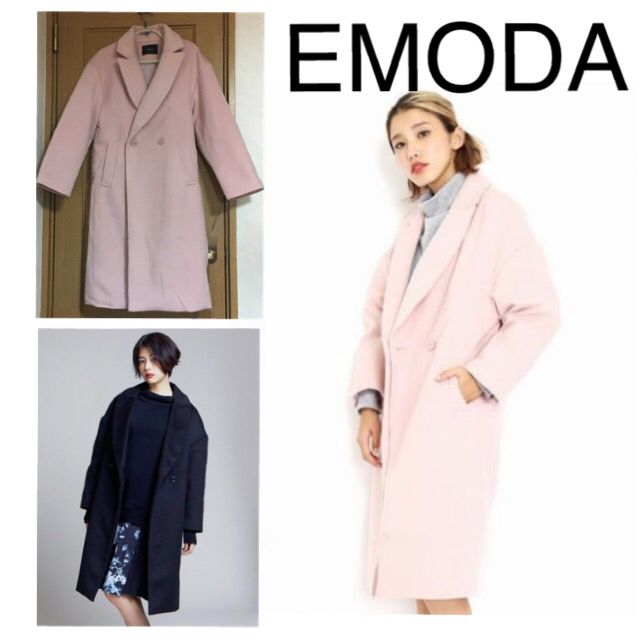 EMODA(エモダ)のEMODA/Wブレストコート/新品未使用 レディースのジャケット/アウター(チェスターコート)の商品写真