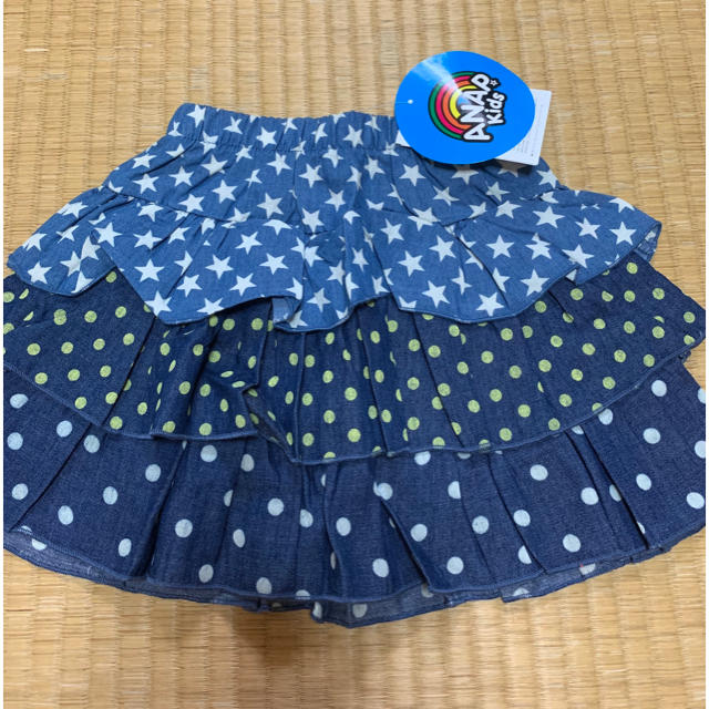 ANAP Kids(アナップキッズ)の☆新品タグ付き ANAP KIDS アナップキッズ フリルスカート キッズ/ベビー/マタニティのキッズ服女の子用(90cm~)(スカート)の商品写真