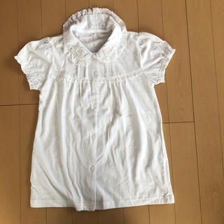 ニシマツヤ(西松屋)の女の子　半袖　レース　140 キッズ　ガール(Tシャツ/カットソー)