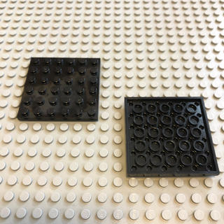 レゴ(Lego)のLEGO レゴ 正規品 黒 パーツ 6×6 計2個【21番】(積み木/ブロック)