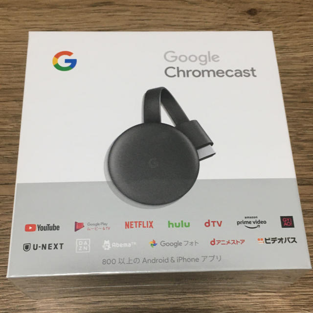 Google Chromecast 第三世代 2K対応 GA00439-JP