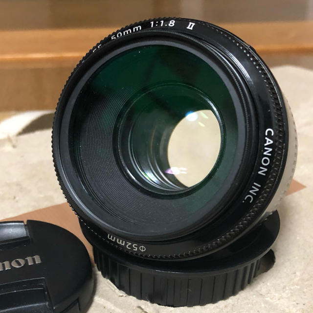 5月末まで　美品❗️Canon EF50mm F1.8 Ⅱ 単焦点レンズ