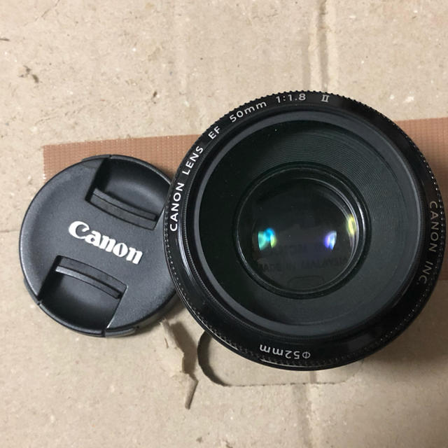 Canon(キヤノン)の5月末まで　美品❗️Canon EF50mm F1.8 Ⅱ 単焦点レンズ　 スマホ/家電/カメラのカメラ(レンズ(単焦点))の商品写真