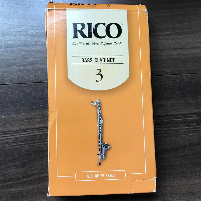 Rico 新品未使用 バスクラリネット リード Rico 3 本の通販 By Hakuko リコならラクマ