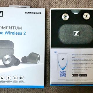 ゼンハイザー(SENNHEISER)のゼンハイザー MOMENTUM True Wireless 2 黒(ヘッドフォン/イヤフォン)