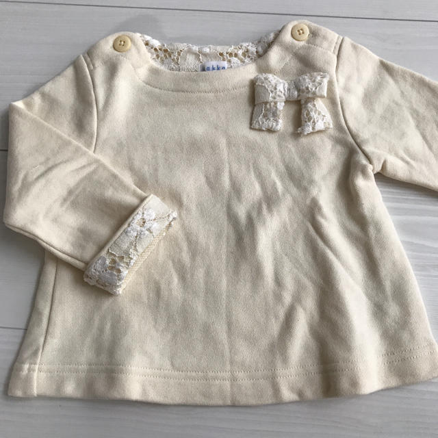 hakka baby(ハッカベビー)の美品　ハッカベビー　トップス　90 キッズ/ベビー/マタニティのキッズ服女の子用(90cm~)(Tシャツ/カットソー)の商品写真