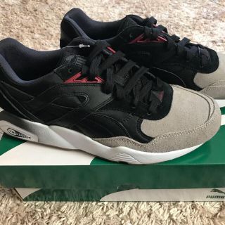 プーマ(PUMA)のPUMA(プーマ) スニーカー TRINOMIC R698 ブラック×グレー (スニーカー)