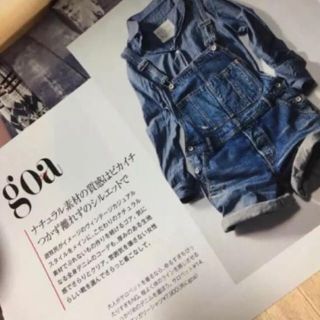 ゴア(goa)のgoa  極美品＊デニムショートオール＊デニムサロペット(サロペット/オーバーオール)