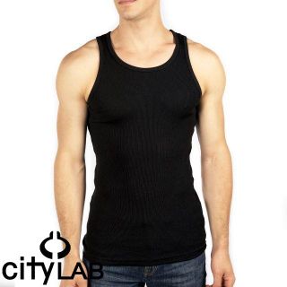 シティーラブ(CITY LAB)のシティラブ ★ L Tank Top タンクトップ リブ ソリッド 無地タンク(タンクトップ)