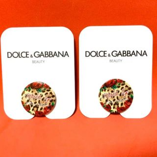 ドルチェアンドガッバーナ(DOLCE&GABBANA)の2点セット ドルチェ＆ガッパーナ　ポップソケット　スマホグリップ　スマホリング(その他)