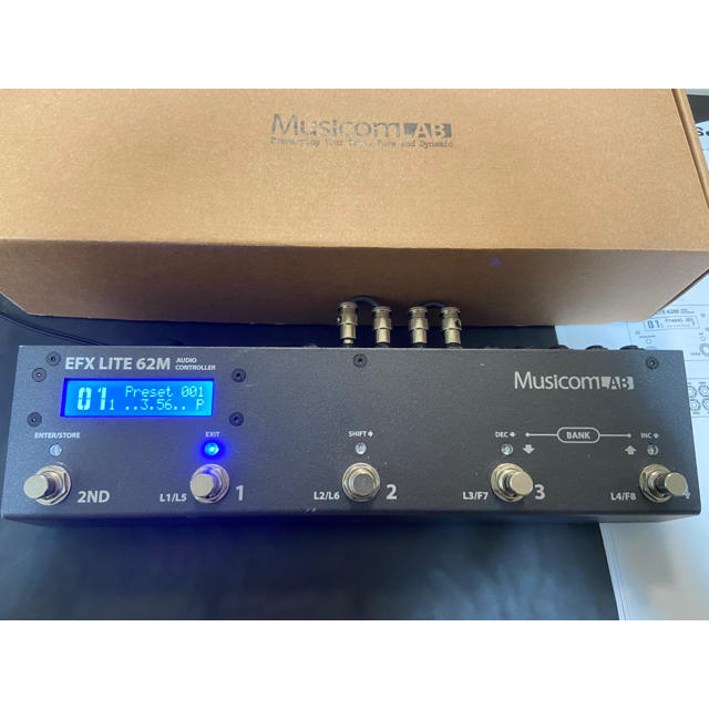 musicom lab efx lite 62m プログラマブルスイッチャー エフェクター musicom lab efx lite 62m プログラマブルスイッチャー エフェクター