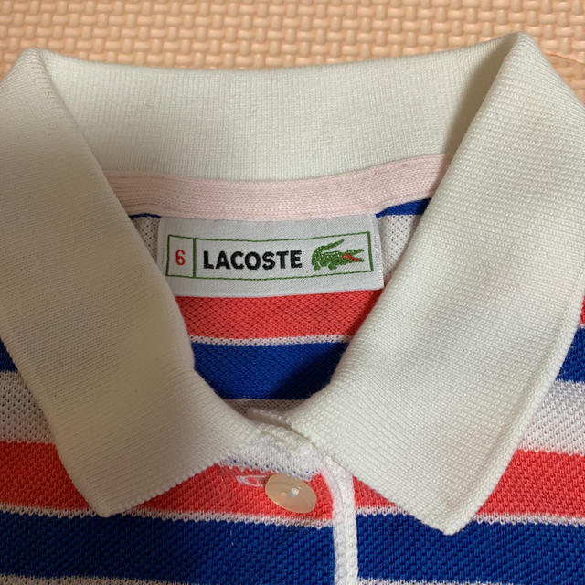 LACOSTE(ラコステ)のラコステポロシャツ キッズ/ベビー/マタニティのキッズ服女の子用(90cm~)(Tシャツ/カットソー)の商品写真