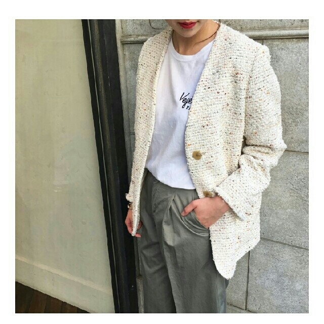 新品☆Whim Gazette ツイードジャケット☆ ウィムガゼット