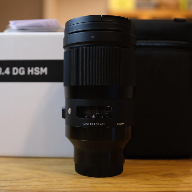 SIGMA 40mm F1.4 DG HSM ソニー Eマウント レンズ(単焦点)