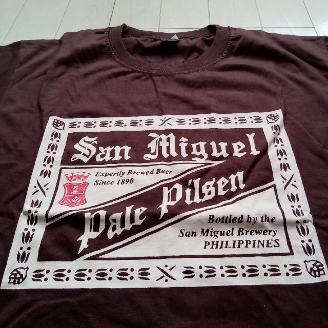 【新品】サンミゲル ビール Tシャツ San Miguel メンズのトップス(Tシャツ/カットソー(半袖/袖なし))の商品写真
