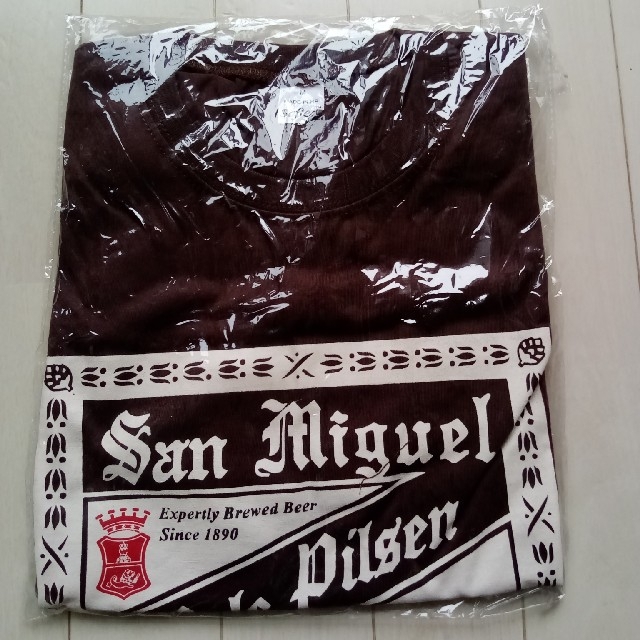 【新品】サンミゲル ビール Tシャツ San Miguel メンズのトップス(Tシャツ/カットソー(半袖/袖なし))の商品写真