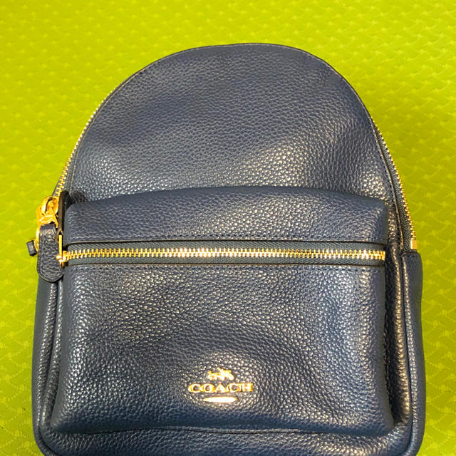 【未使用】ブルー　COACH コーチ　バックパック色ブルー