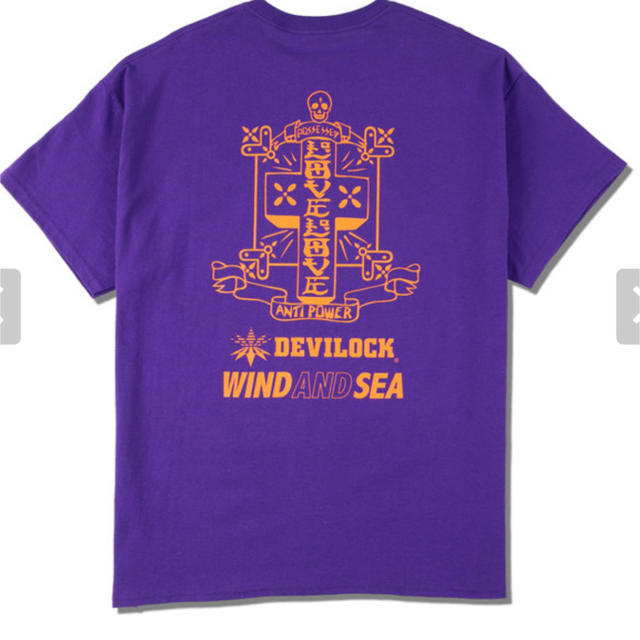 DEVILOCK(デビロック)のwind and sea devilock コラボ cross tee xl メンズのトップス(Tシャツ/カットソー(半袖/袖なし))の商品写真