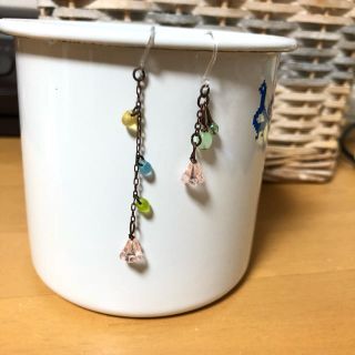 値下げ/作家さん作 ＊ シリコン ピアス ＊ ミナペルホネン (ピアス)